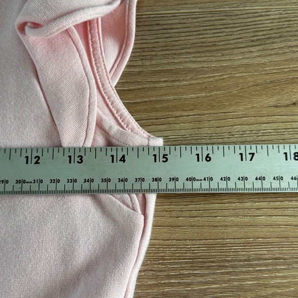Polo Ralph Lauren Flutter Sleeve Dress Girls Large (12/14) Pink Pullover Casual - Picture 7 of 10